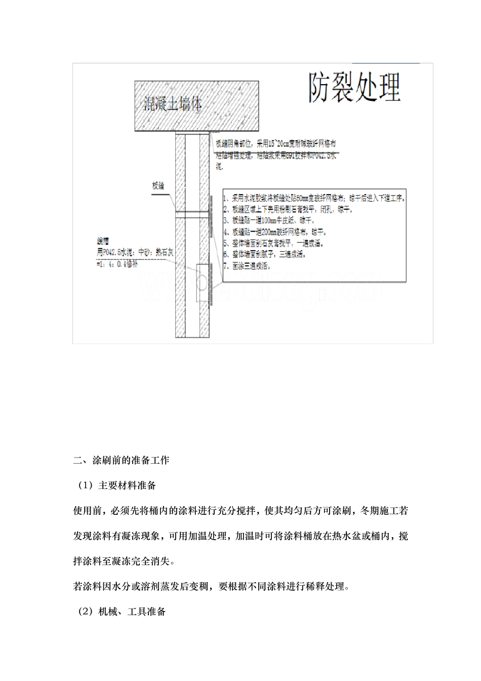 墙面喷刷涂料施工工艺标准_第2页