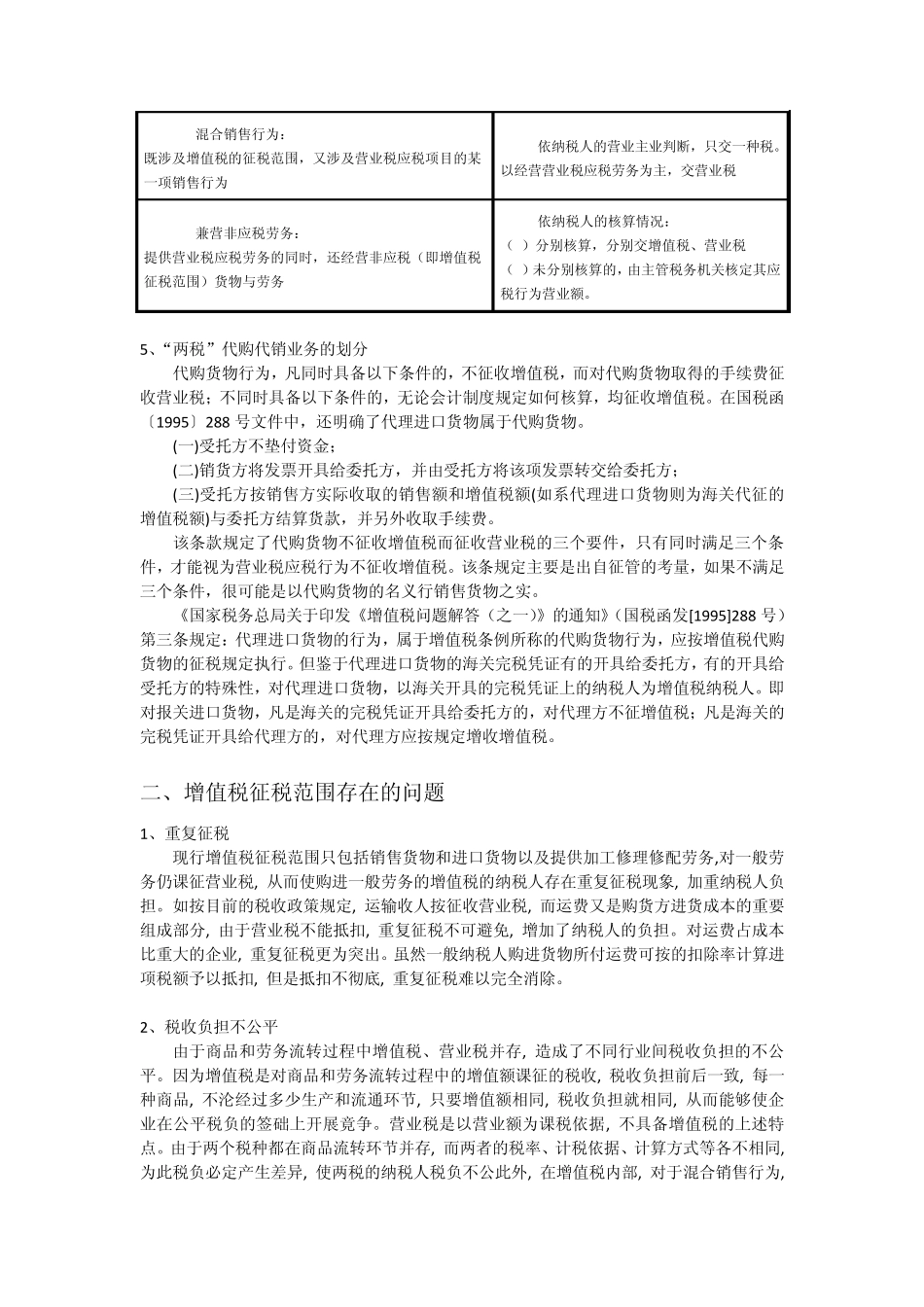 增值税与营业税征税范围的优缺点分析_第3页