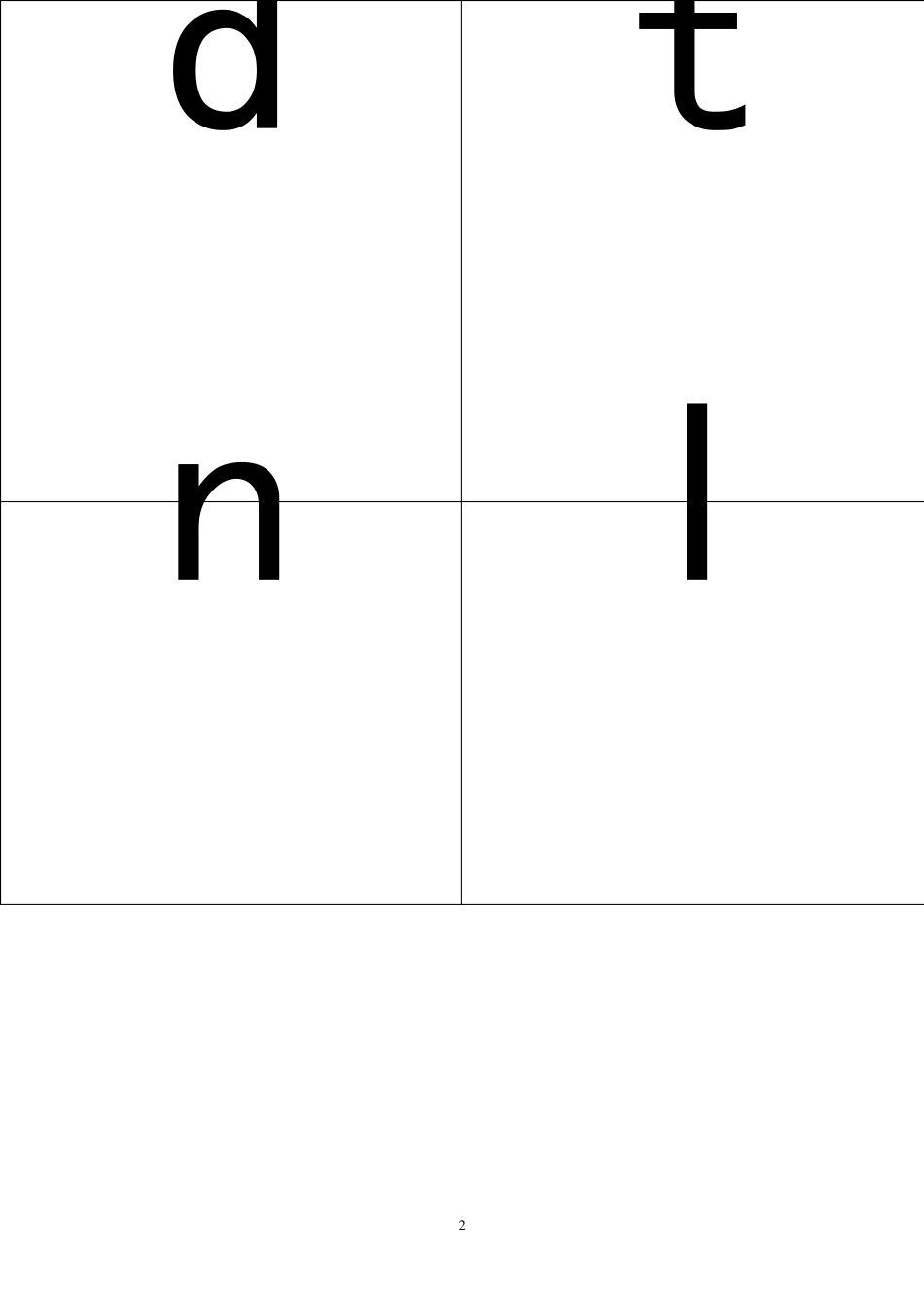 声母、韵母、整体认读音节卡片_第2页