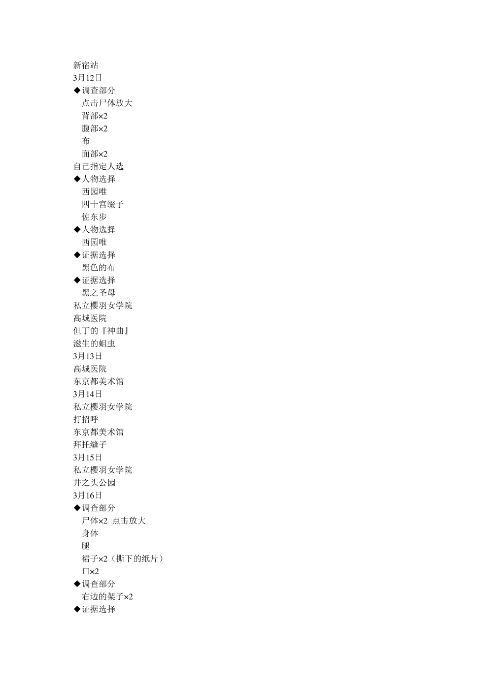 壳之少女壳ノ少女中文攻略_第3页