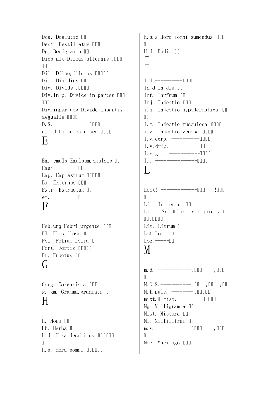 处方中的缩写及其意义_第2页