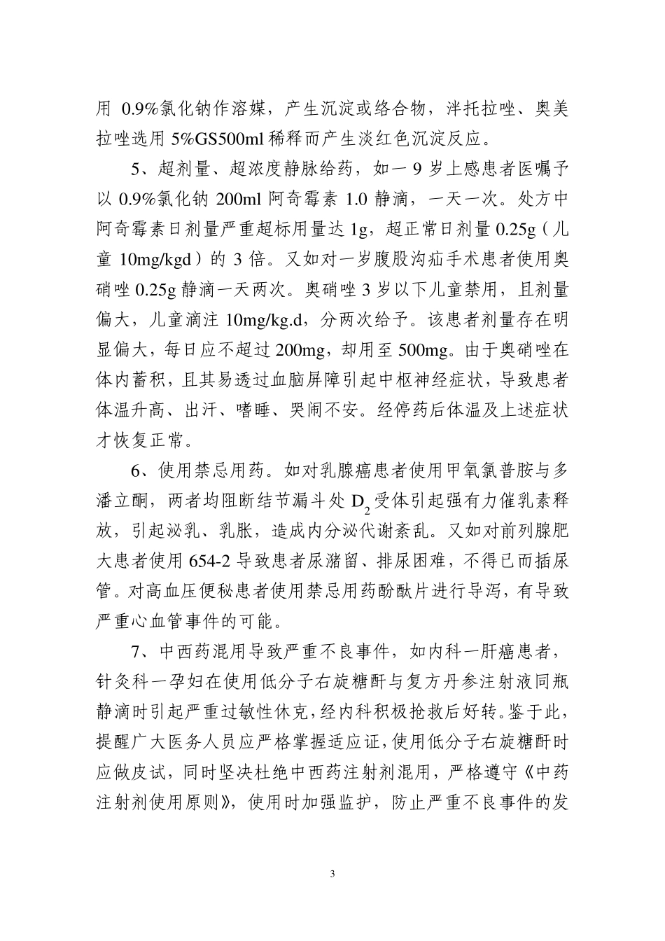 处方点评总结2011_第3页