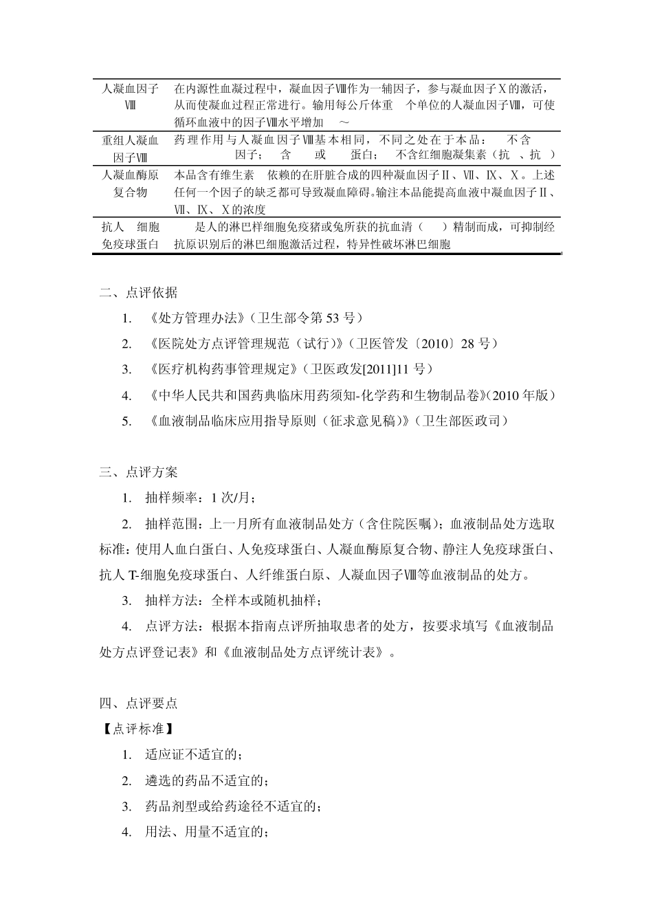 处方点评指南：血液制品_第2页