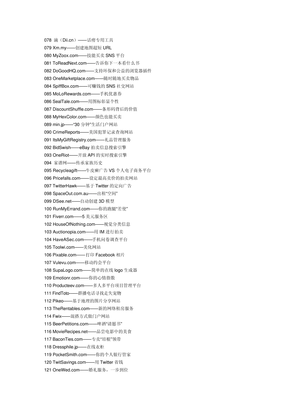 复制互联网——2010全球最值得模仿的230个网站_第3页