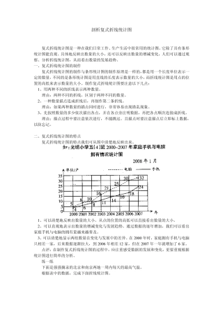 复式折线统计图的解析