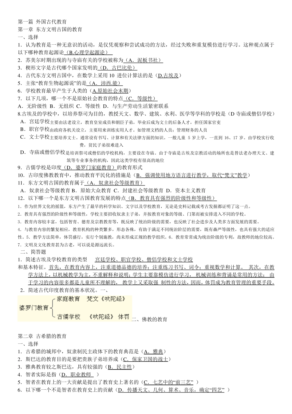 外国教育史习题_第1页