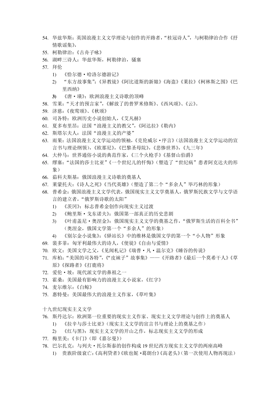 外国文学作家作品_第3页