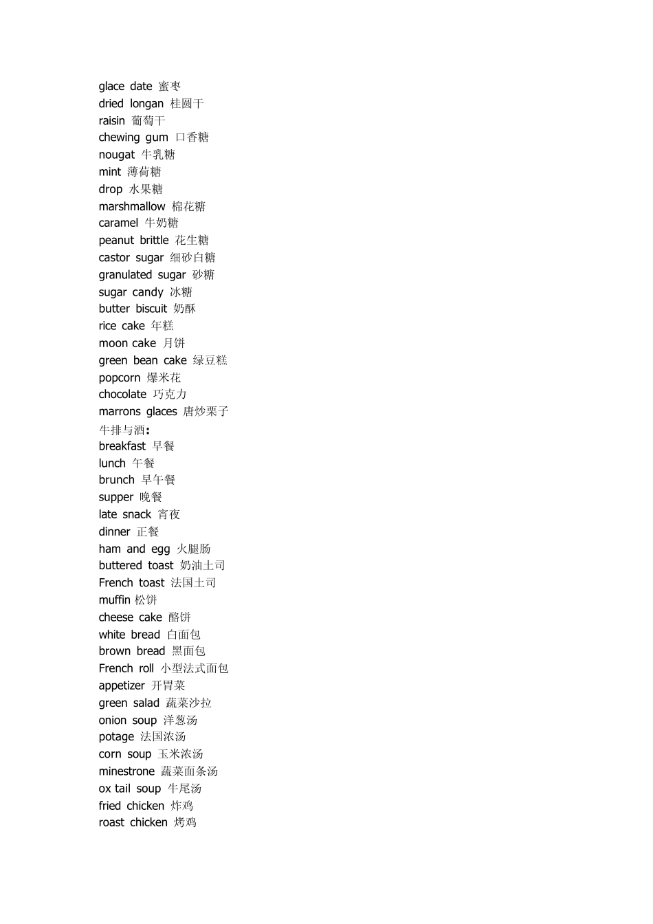 外国生活日常英语用语_第2页