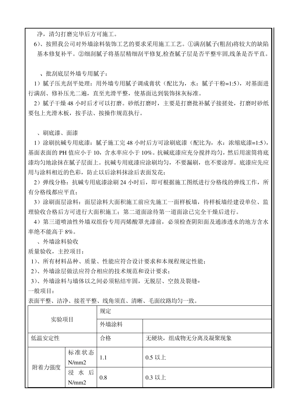 外墙丙烯酸技术交底_第2页