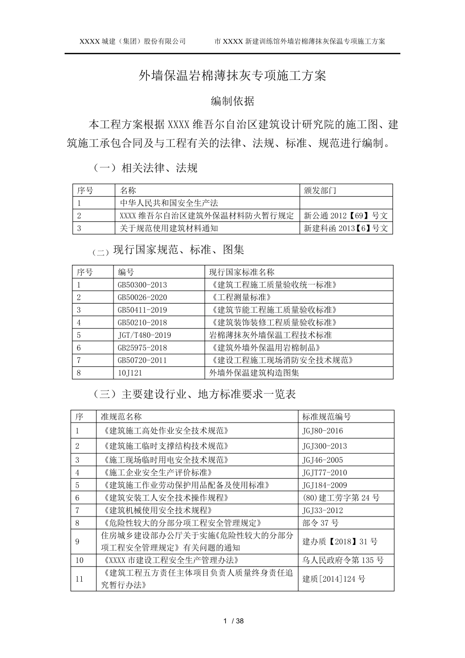 外墙保温(岩棉)专项施工方案_第2页