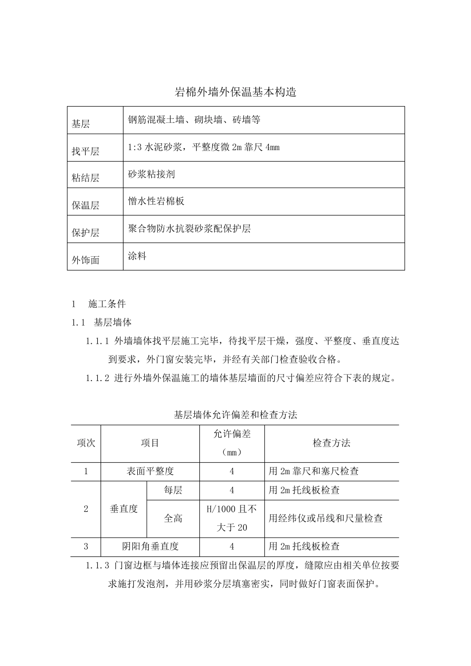 外墙保温岩棉施工方案_第2页