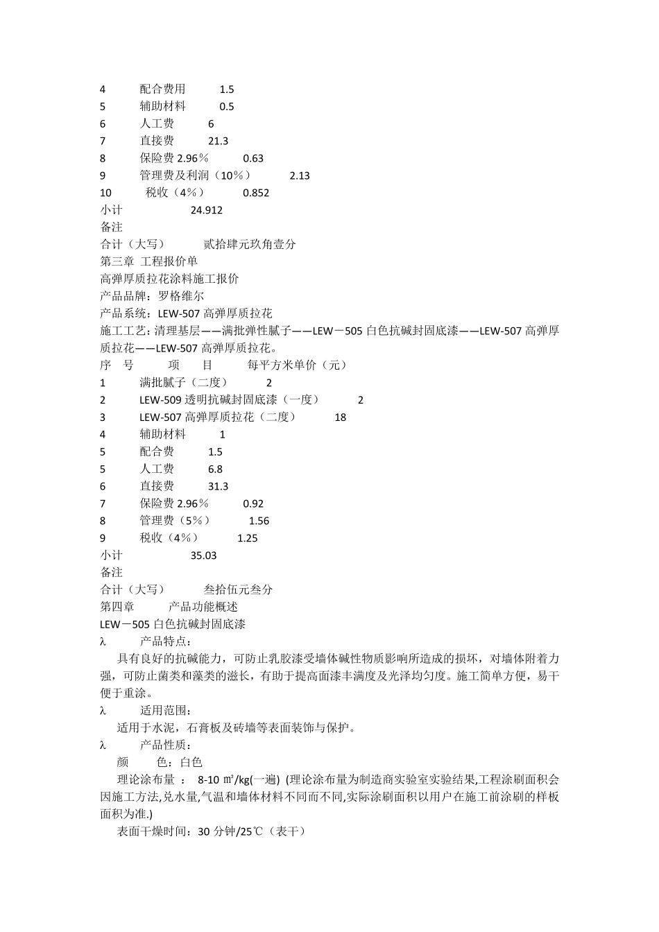 外墙工程投标书范本_第3页