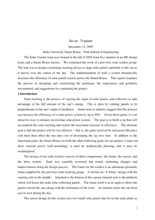 外文文献跟踪器太阳能自动