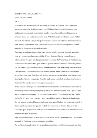 外研选修8M5课文英汉对译校对版