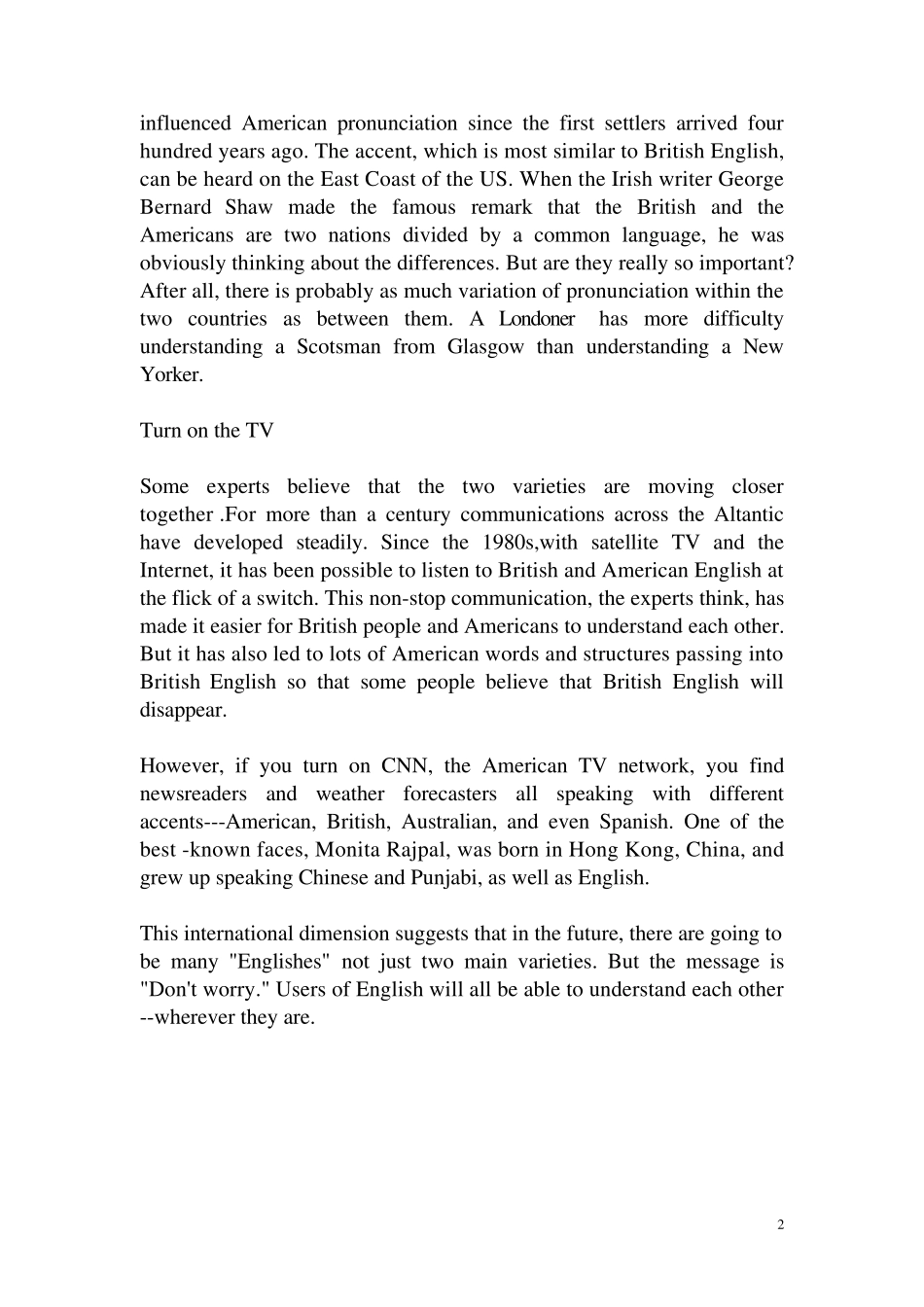 外研高中必修五课文与翻译_第2页