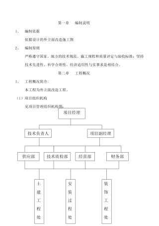 外立面改造施工工艺