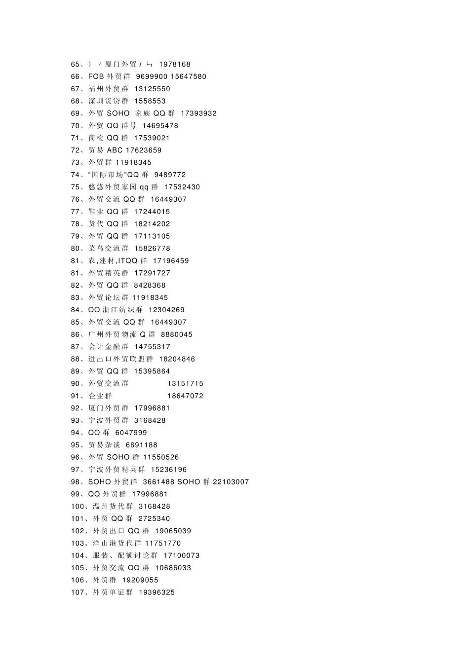 外贸业务sohoQQ群_第3页
