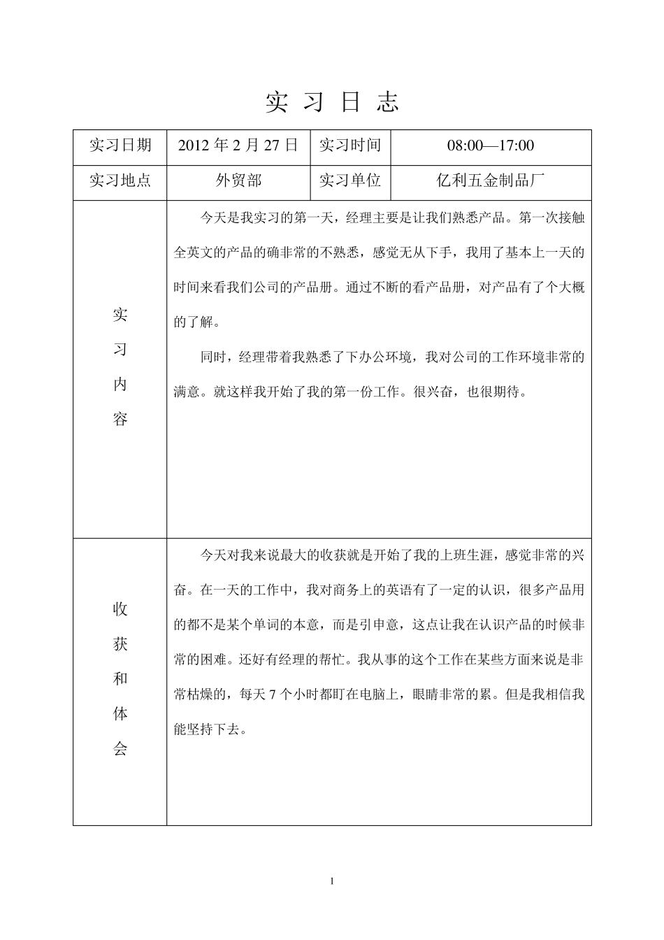 外贸业务员实习日志(英语专业)_第2页