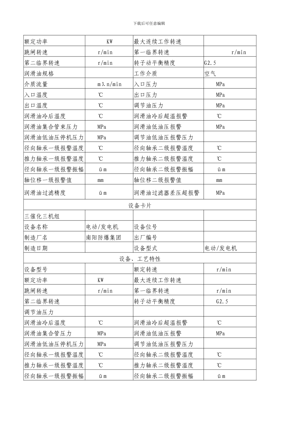 大型机组特护管理制度(车间样本_第3页