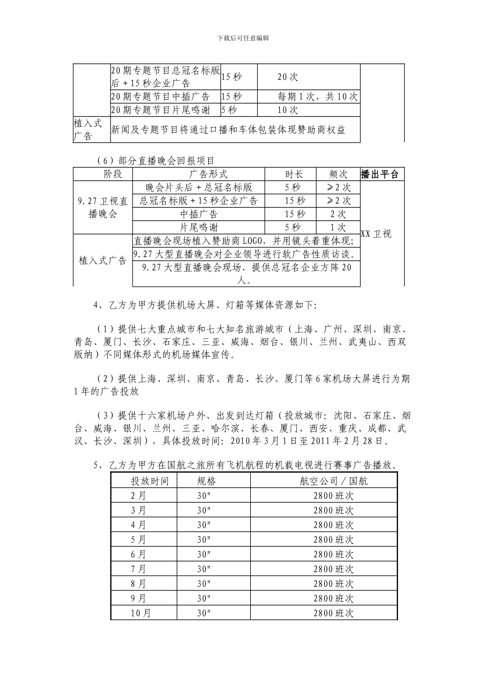 大型活动代理协议_第3页