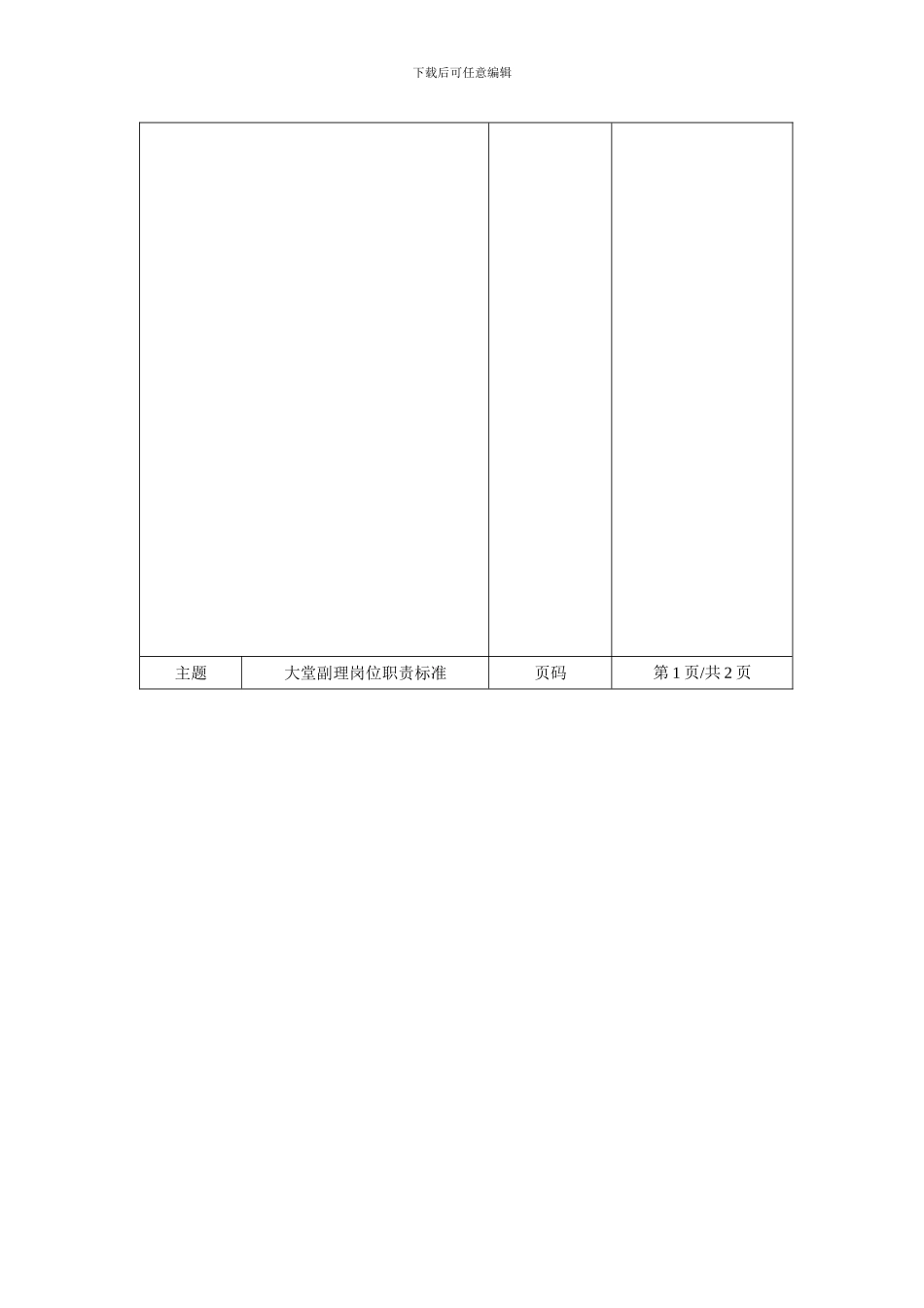 大堂副理岗位职责标准_第2页