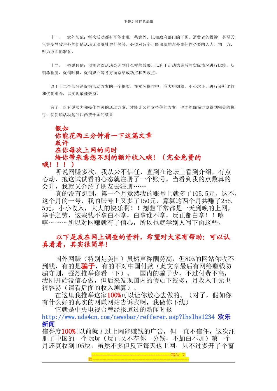 如何-撰写-促销-活动-方案_第3页