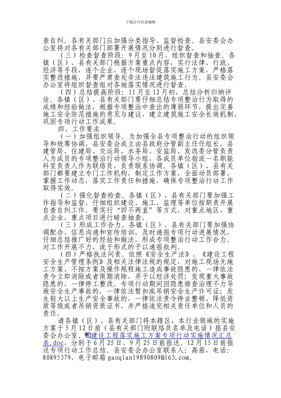 安全专项检查记录表1._第2页