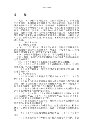 安全副主任工作总结.