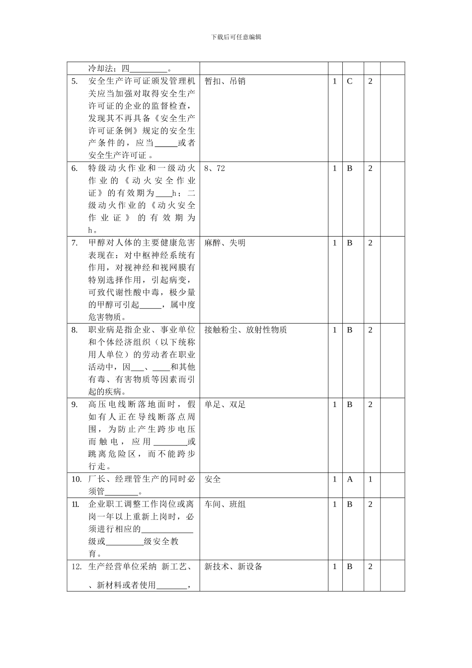 安全应知应会试题._第3页