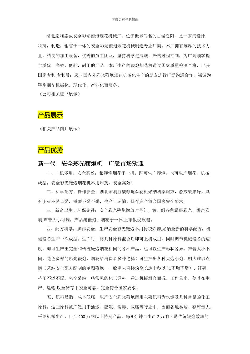 安全彩光鞭炮网站文案._第2页