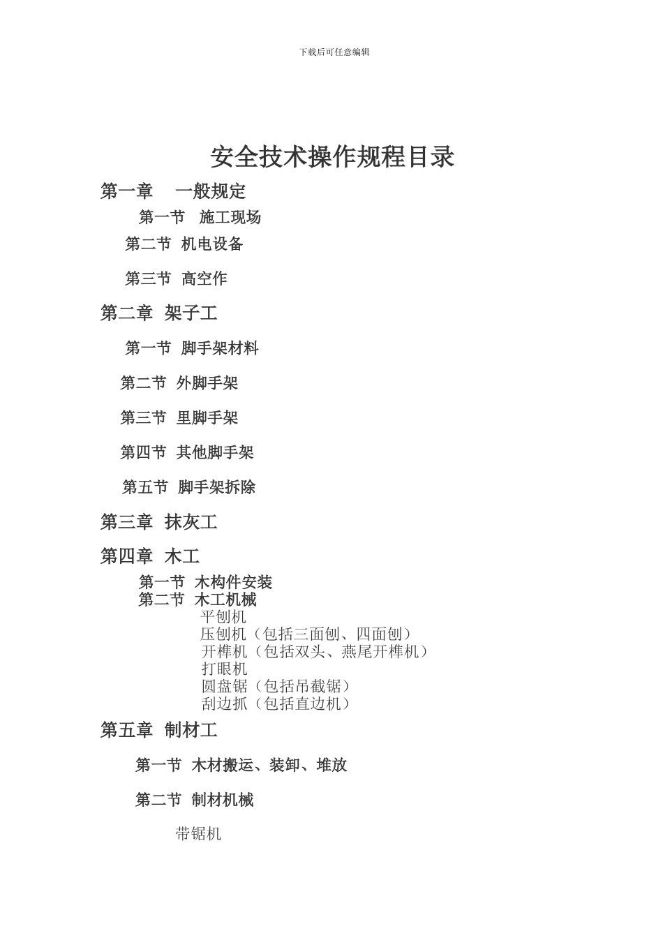 安全技术操作规程--改后._第1页