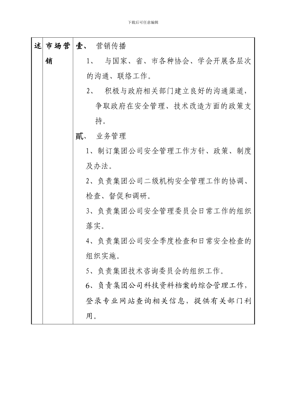 安全技术部部门职责说明书_第3页