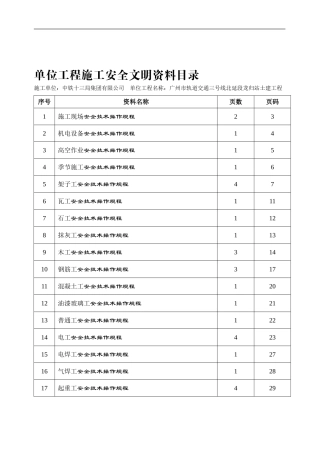 安全操作规程(修正)