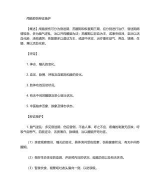 2025年中医神经外科护理常规