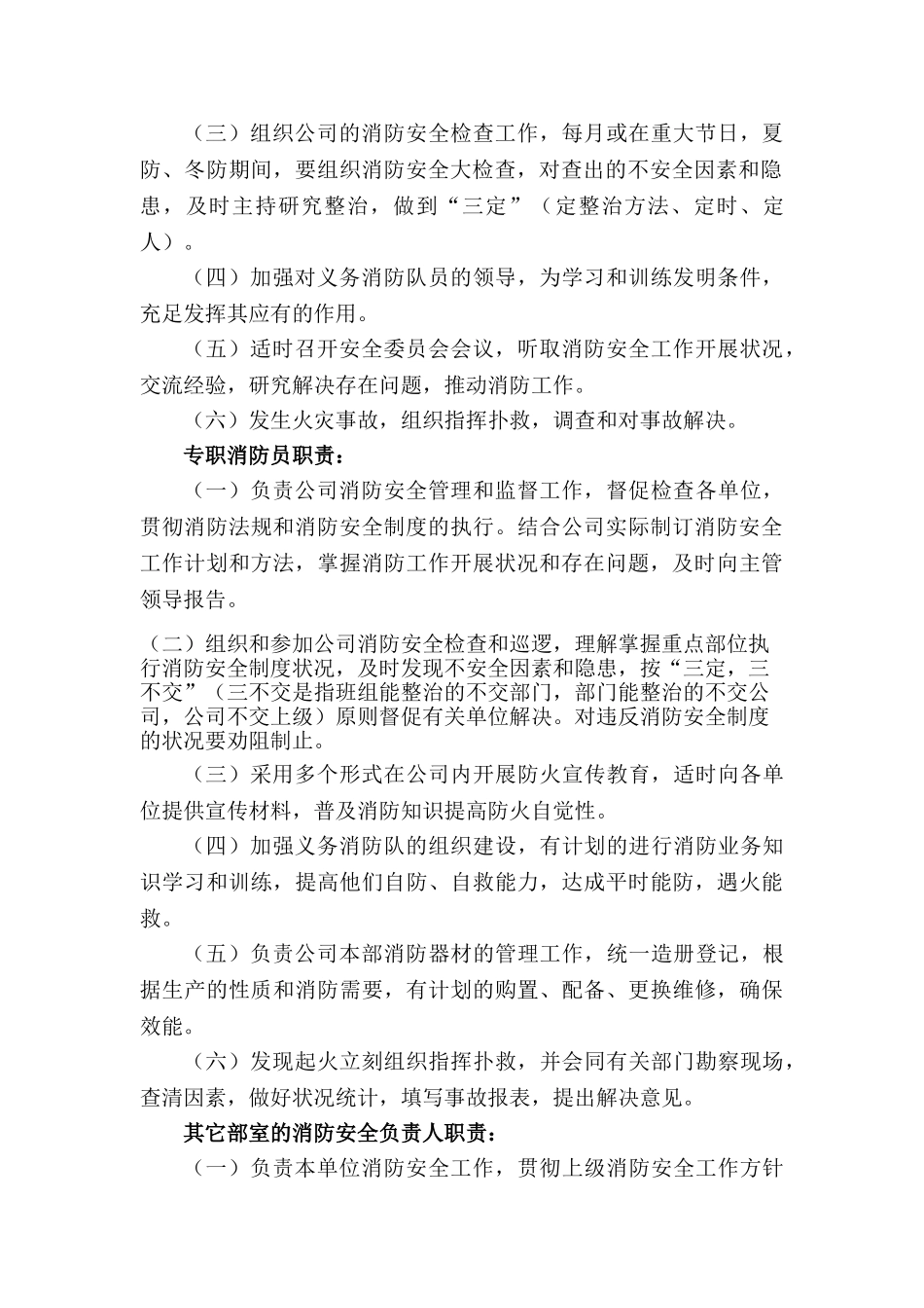 2025年消防安全规章管理制度_第3页