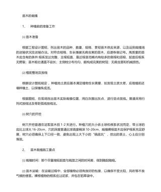 2025年植树施工方法