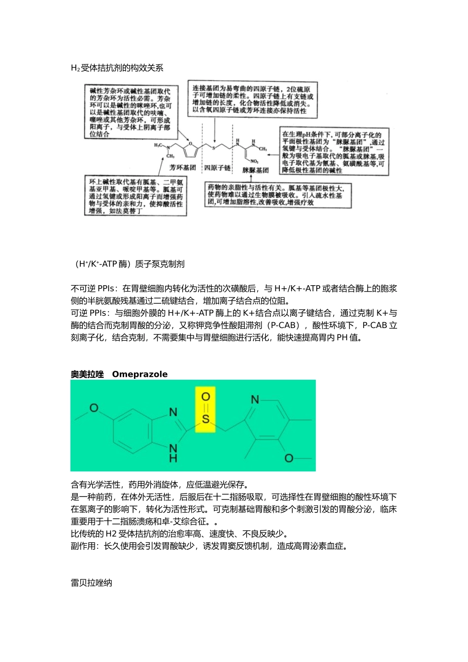 2025年药物化学第七章消化系统药物_第2页