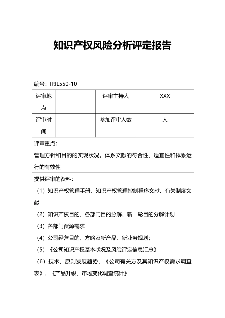 2025年知识产权风险分析评估报告_第1页