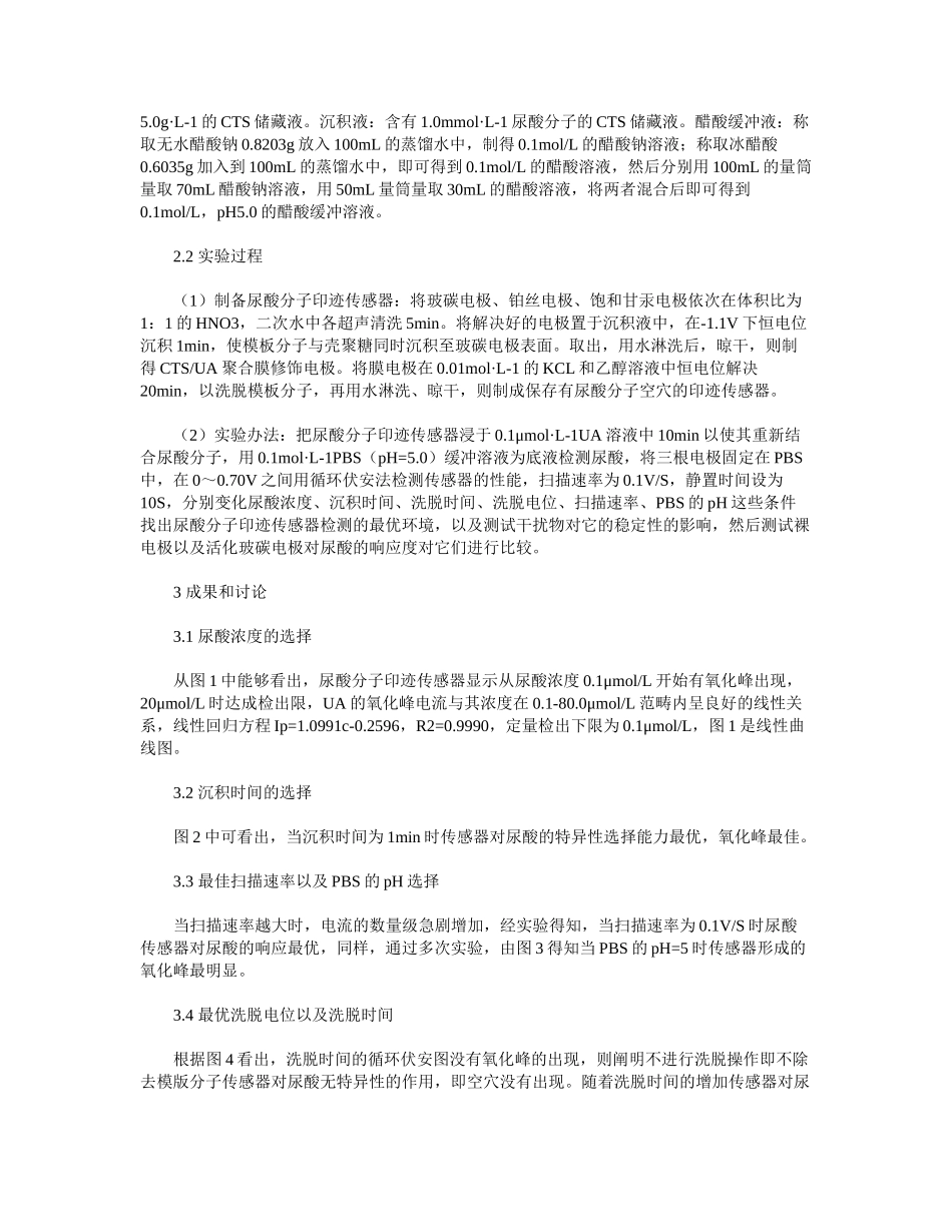 2025年面向痛风快速检测的尿酸传感器的研究_第2页