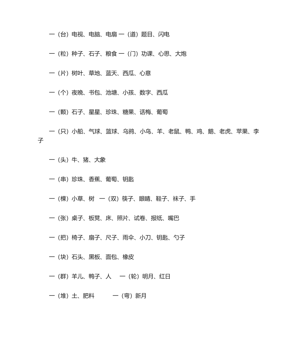 2025年量词练习题_第2页