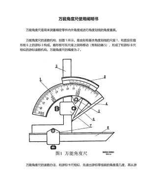 2025年万能角度尺使用说明书
