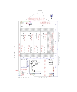 2025年沥青拌合站平面图