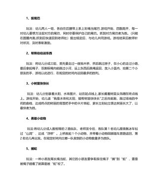 2025年大班游戏活动载体