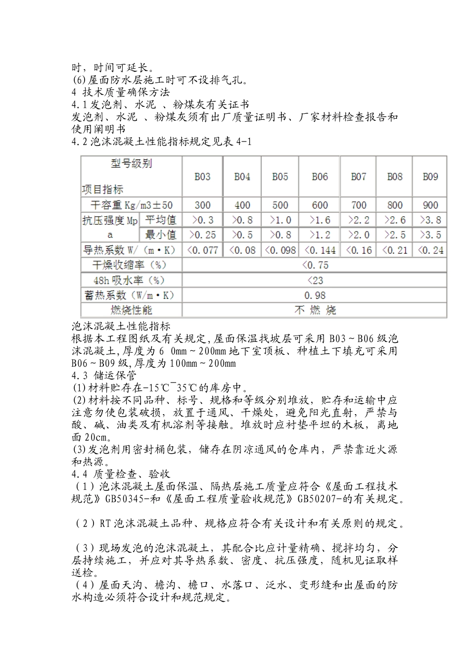 2025年屋面泡沫混凝土保温施工方案_第3页