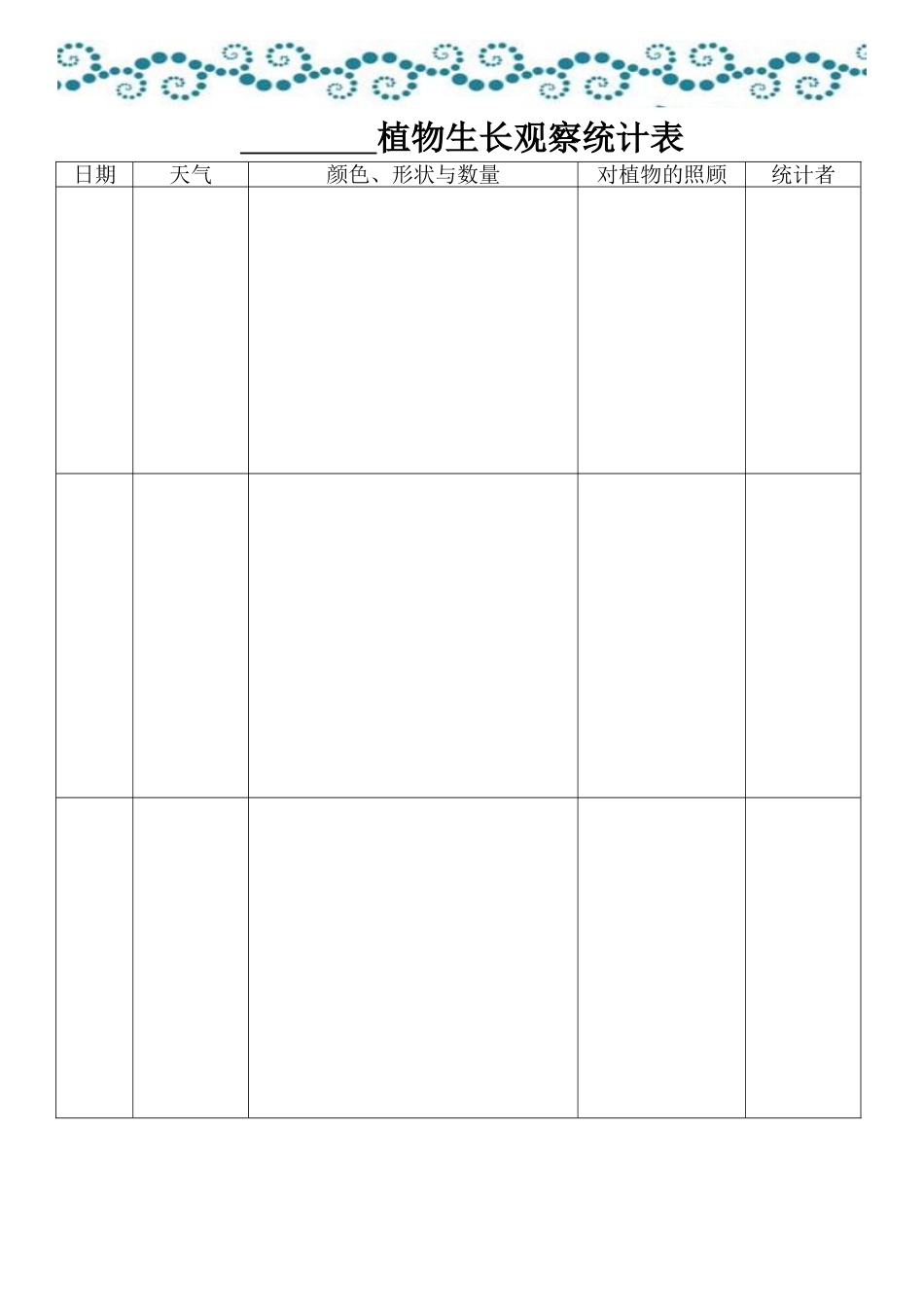2025年植物生长观察记录表_第1页
