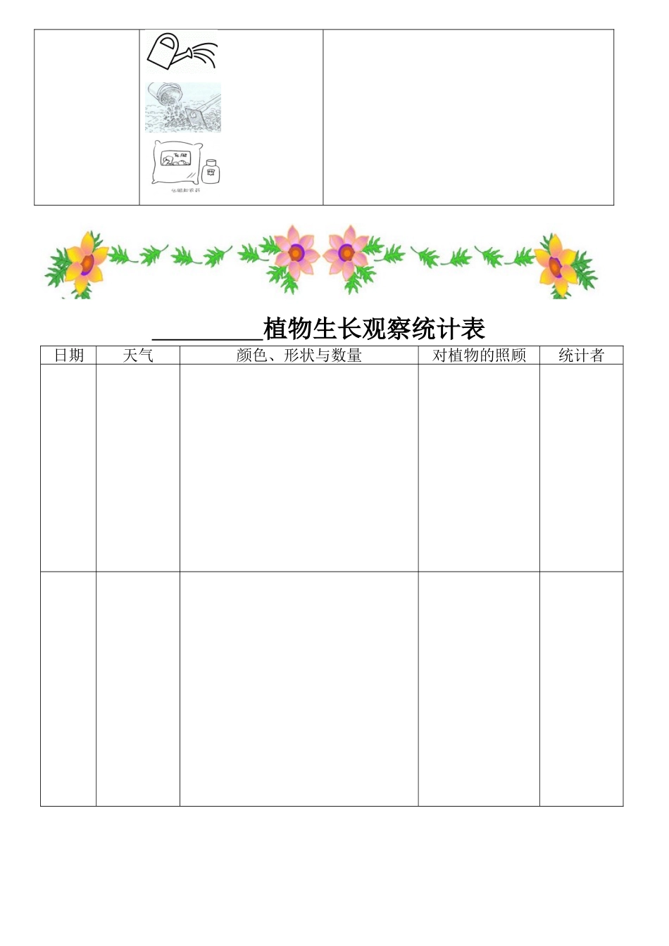 2025年植物生长观察记录表_第3页