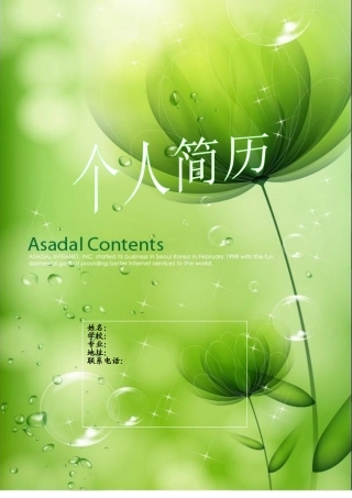 2025年个人简历封面+求职信