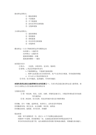 2025年药理学简答题