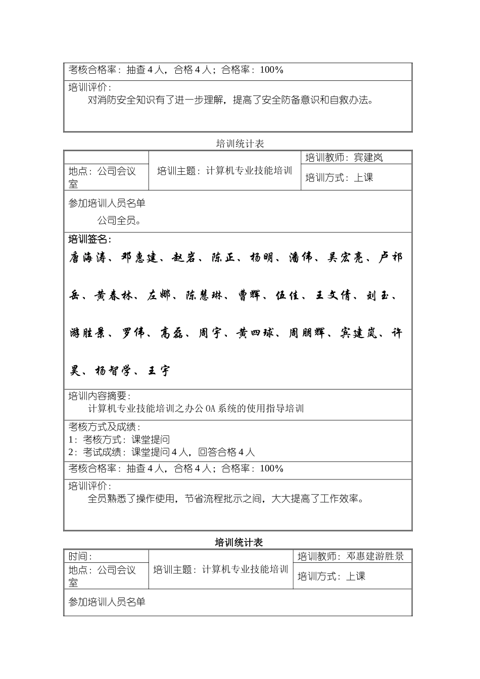 2025年质量管理体系培训记录_第3页