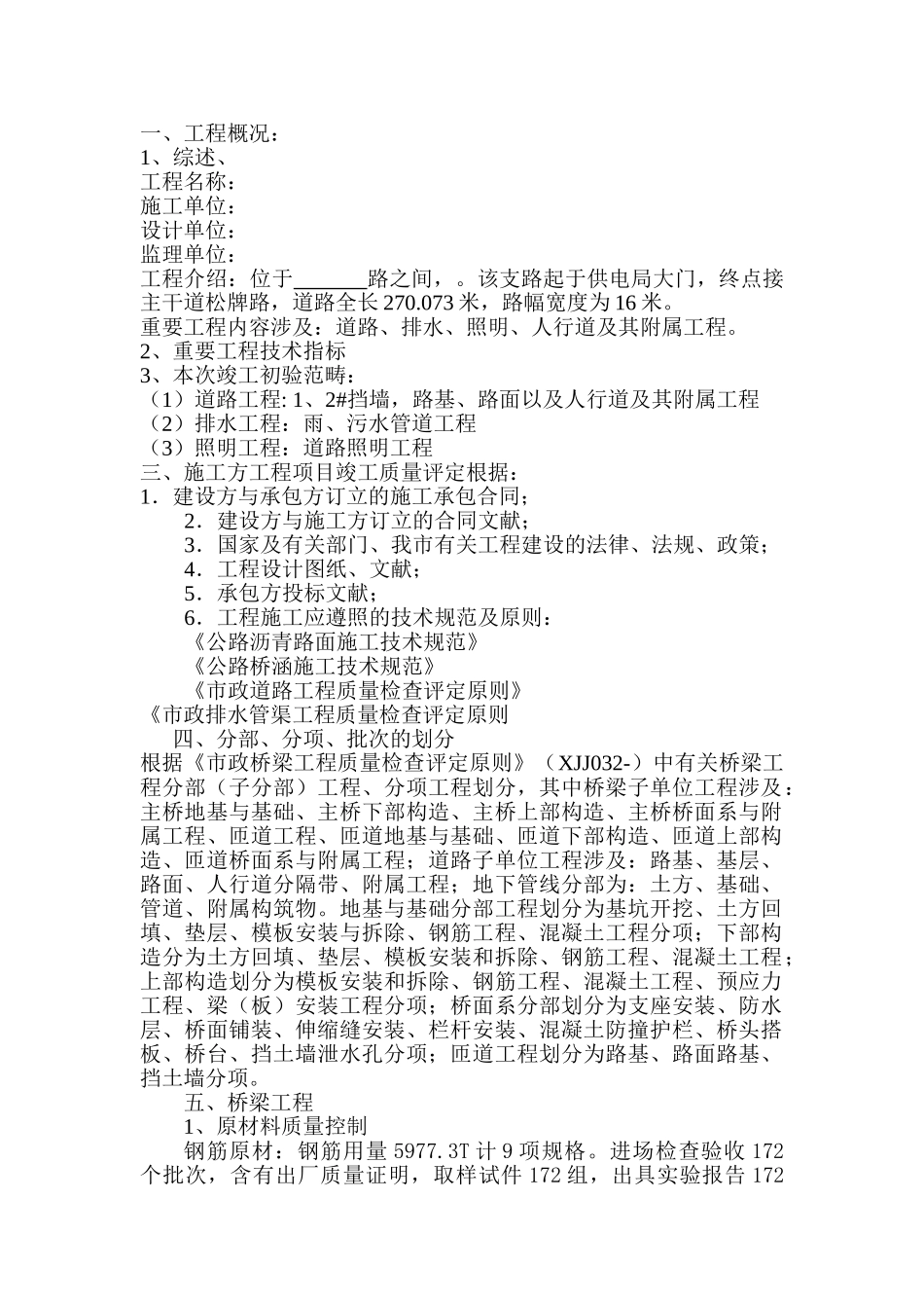 2025年道路评估报告_第1页